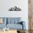 Elegant Black Decorative Metal Wall Accessory, 27.6 x 9.1 inches | 100% Metal, Thickness: 0.06 inches | Lightweight at 0.8 lbs, Easy to Hang | Perfect for Home Decor, Modern Aesthetic & Stylish Accent