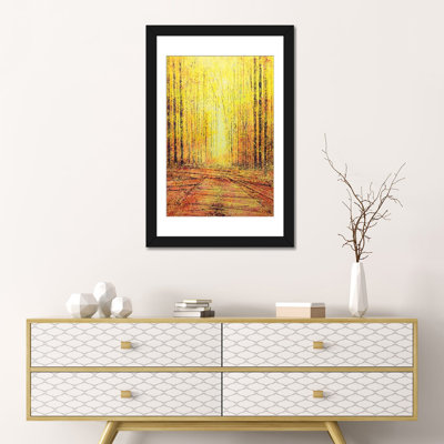 « vif yellow light », impression sur toile