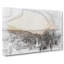High over the Chicago Skyline in Abstract - Wrapped Canvas-55312682