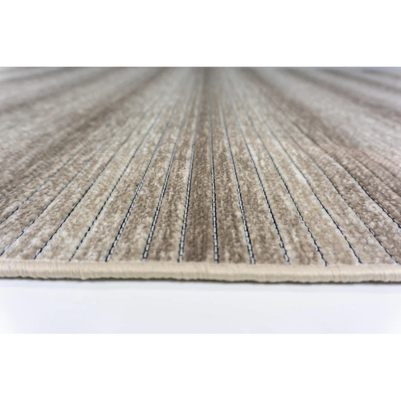 Rotella Mink Machine Washable Non-Slip Base Durable Decorative Kilim Carpet, Rectangle 4'4" x 6'7"