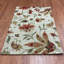 Tapis brun / orange / beige touffeté à la main-15393082