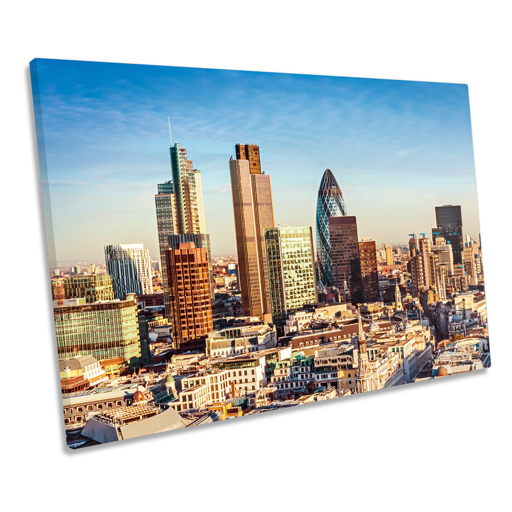 City Of London Skyline - Wrapped Canvas Print