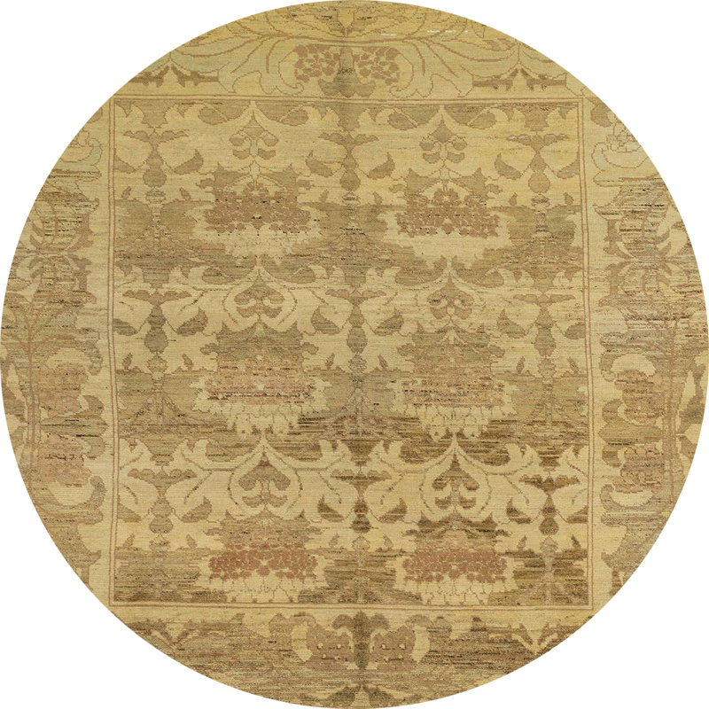 Tapis abstrait moderne 1677, Rond 5 pi