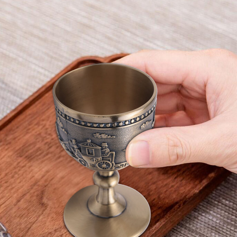 2 oz. Badi Verre simple en laiton