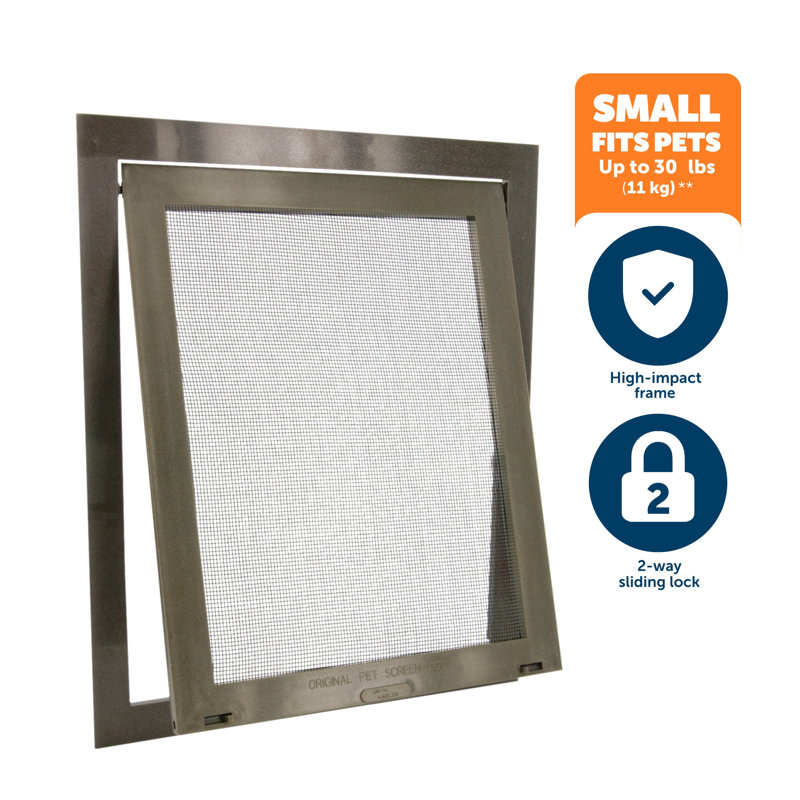 PetSafe NEVER RUST Pet Screen Door, Small