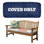 Housse de coussin de taille personnalisée 9 po H, housse de coussin de banc / chaise remplaçable