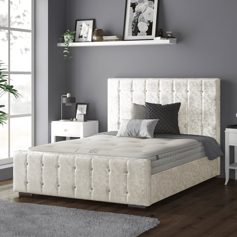 Millican Upholstered Bed, Kingsize (5'), Cream