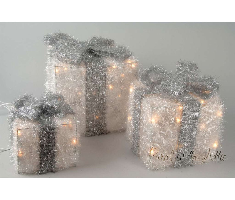 Christmas Figurines & Collectibles, Silver/Grey