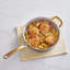 Martha Stewart Everyday 3.5 Quart Stainless Steel Saute Pan With Brass Handles And Lid