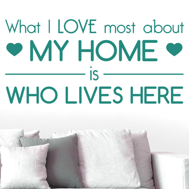 Wall Decal, Aqua Green, Medium