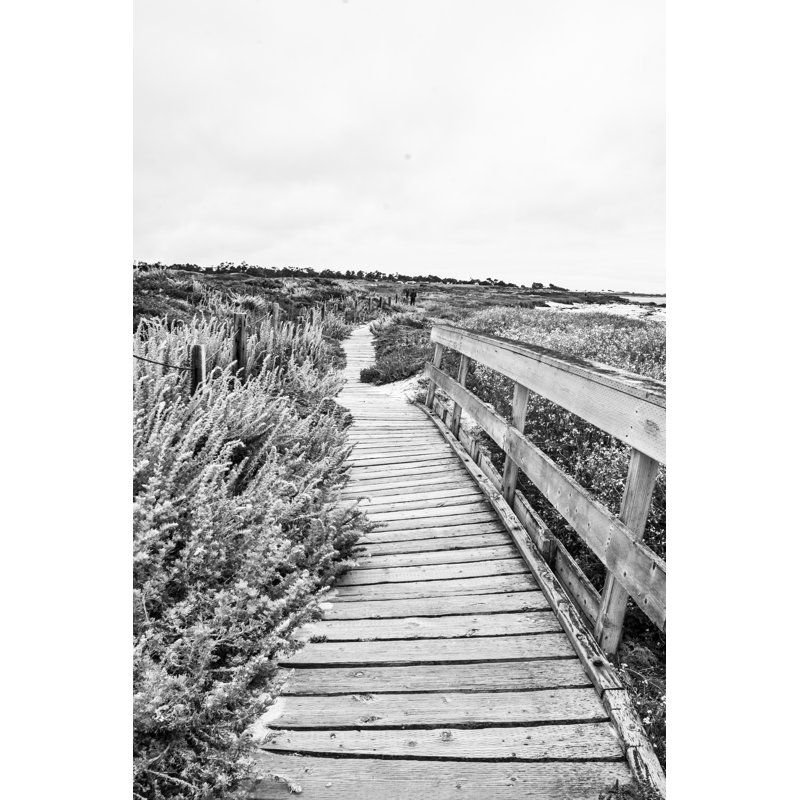 Asilomar Beach Path by MRaust - No Frame Art Prints on Canvas, 46cm H x 30cm W