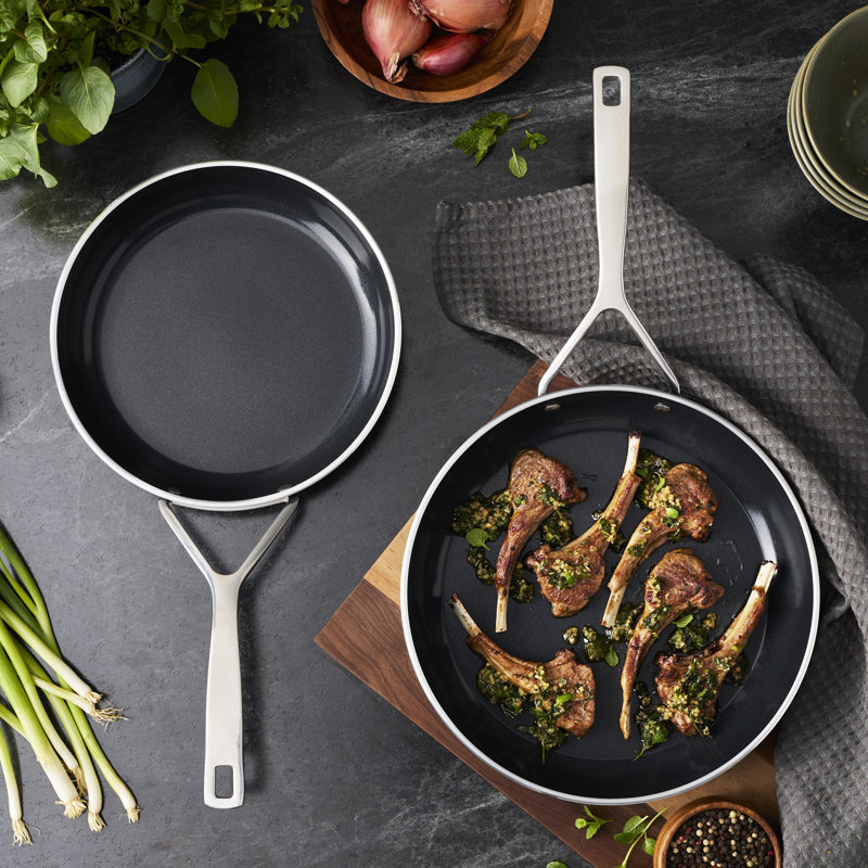 Demeyere Alupro Ceramic 2-Pc Aluminum Nonstick Fry Pan Set