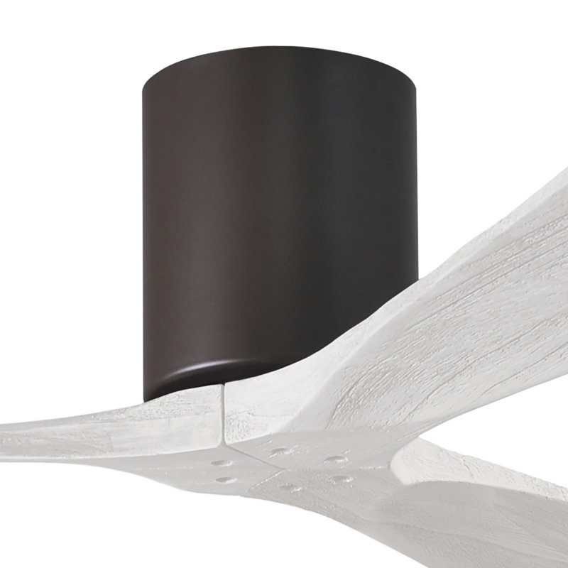 Irene Ceiling Fan, Textured Bronze, Matte White, 42"