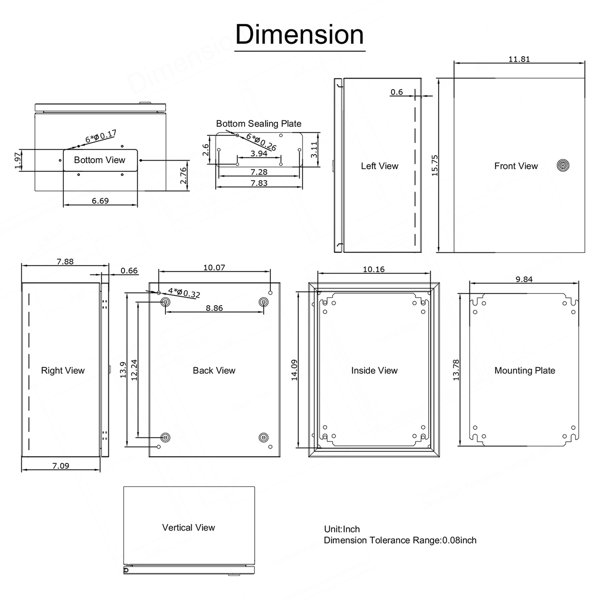 Dimensions du produit