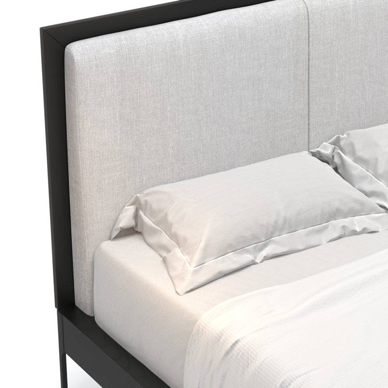 Lit plateforme Chisa, Grand, Noir