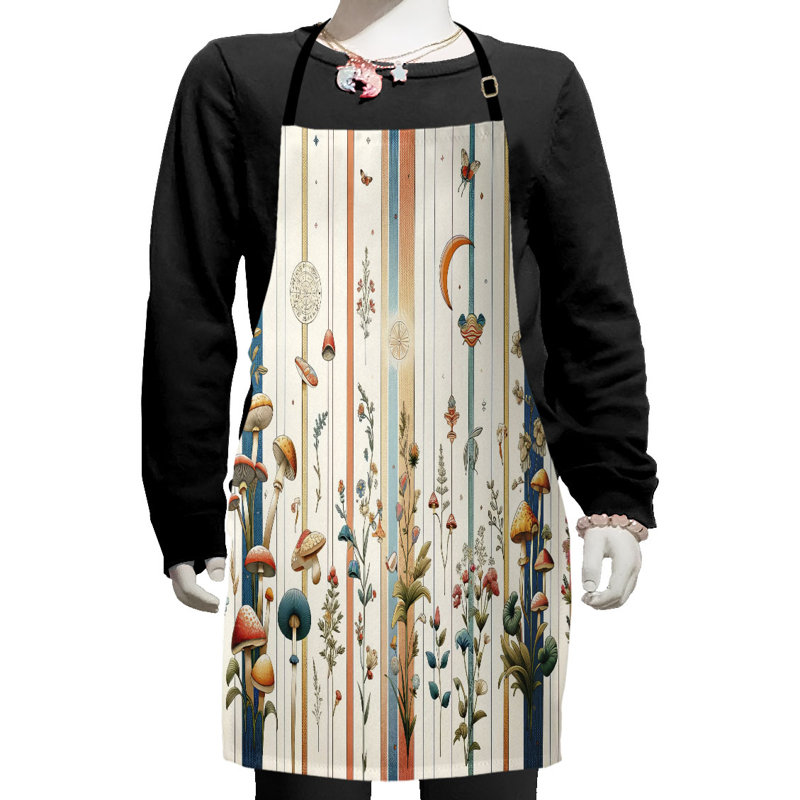 No Pattern Bib Apron