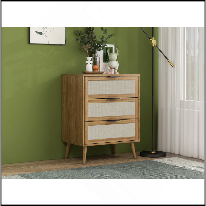 Armoire 3 tiroirs, convenant à la chambre à coucher, au salon et au bureau