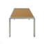 Table basse d'extérieur en aluminium