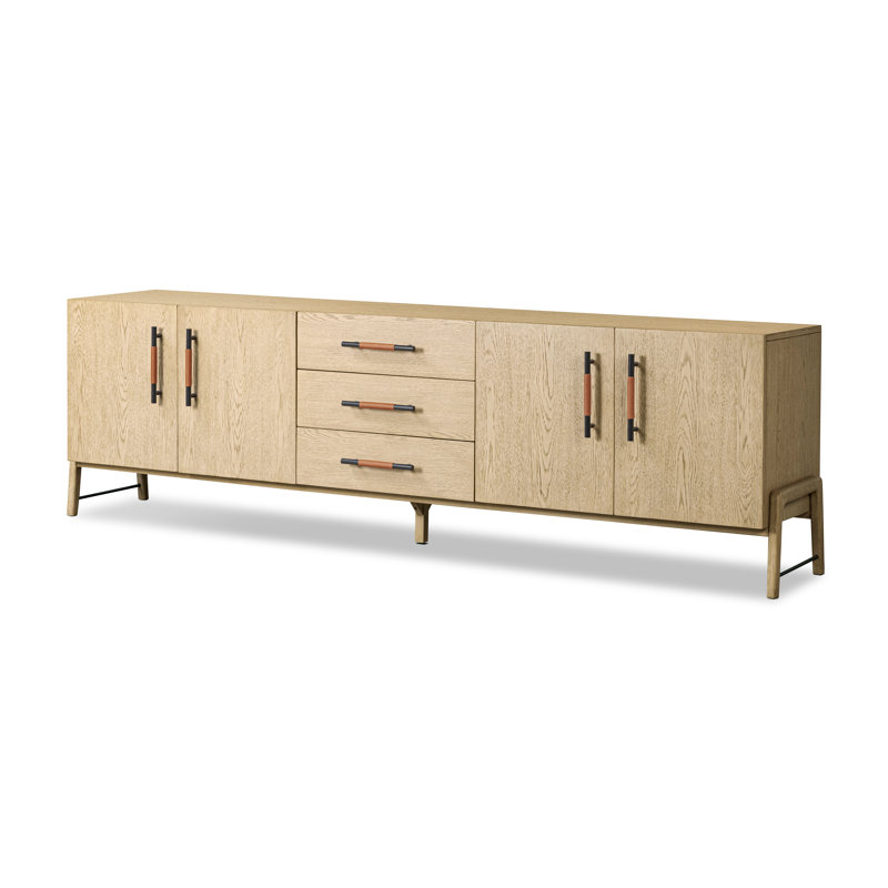 Rosedale Media Console-Yucca Oak Veneer, Natural