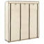 Armoire avec compartiments et tringles 59,1 po x 17,7 po x 68,9 po-1834939681