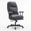 Chaise de bureau ergonomique en suède, dossier réglable, pour bureau à domicile-142158062