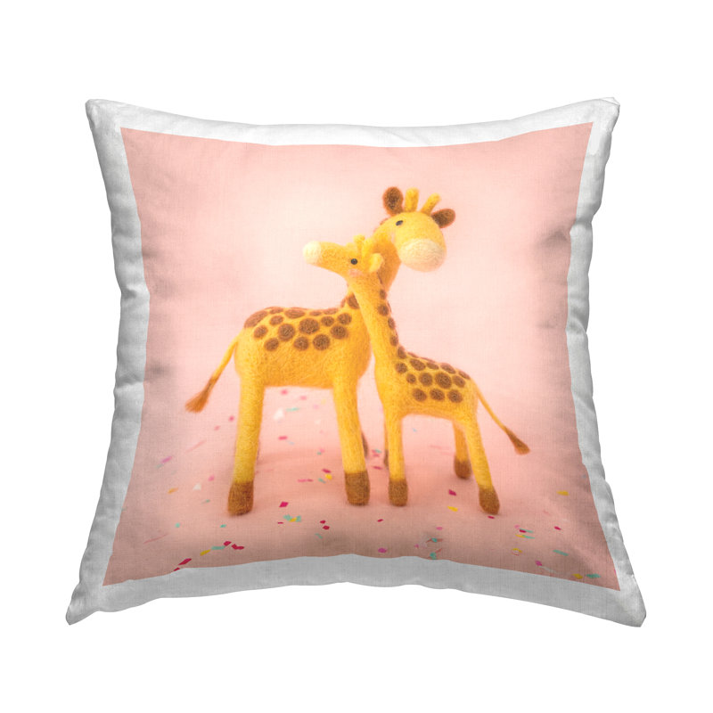 Polyester/Polyester Blend Throw Square Pillow Cover & Insert by Lemon & Sugar