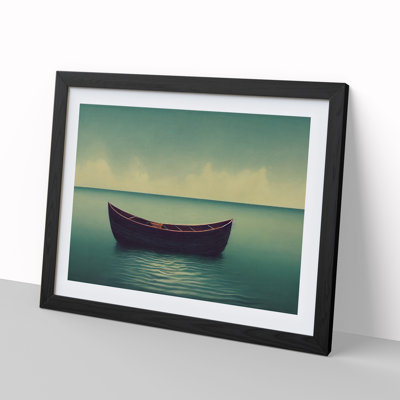 Wooden Boat - Single Picture Frame Painting