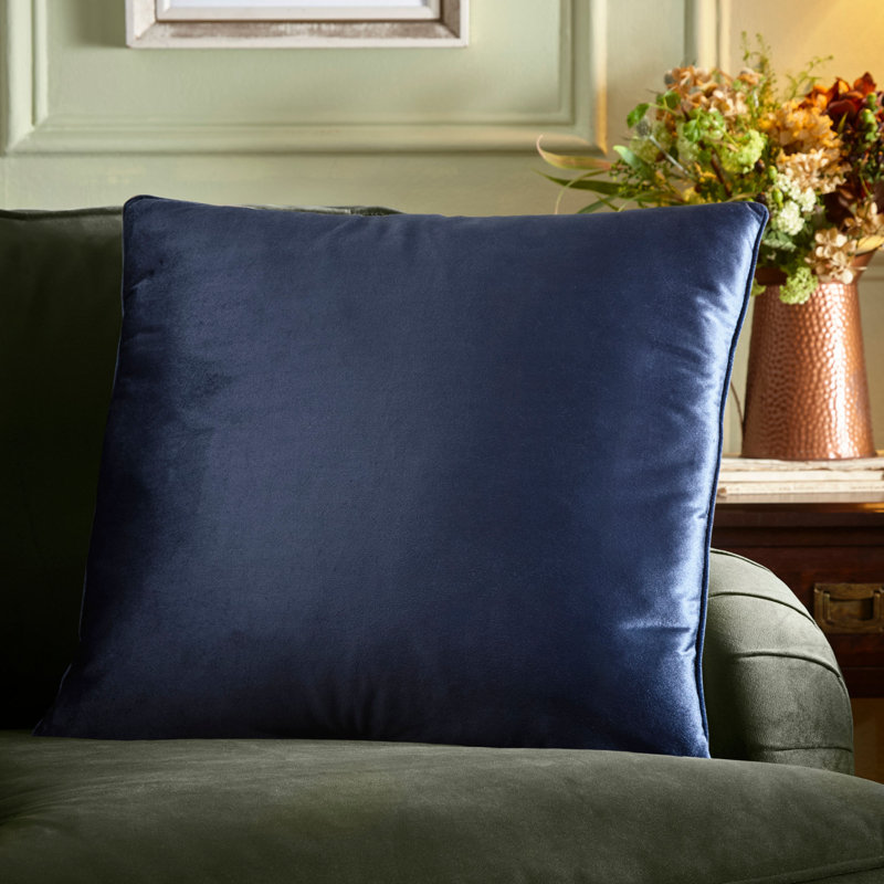 Roska Square Cushion Cover, Navy