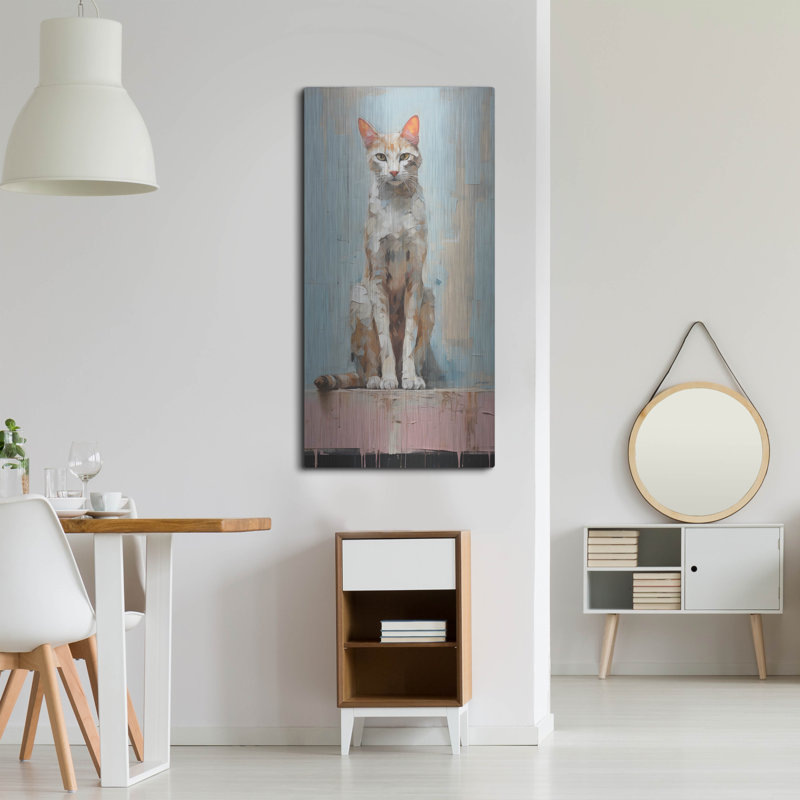 Lark Manor ™ «Sit 2» par Sean Parnell, art mural en métal, H 48 po x l 48 po