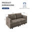 Causeuse avec rangement Tomario-73474450