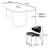 Aesthetic and practical set of table sets-110958856