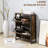 12-Pair 2-Drawer Particle Board Shoe Cabinet 