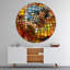 Rêve de vitrail - Horloge murale moderne-1954880558