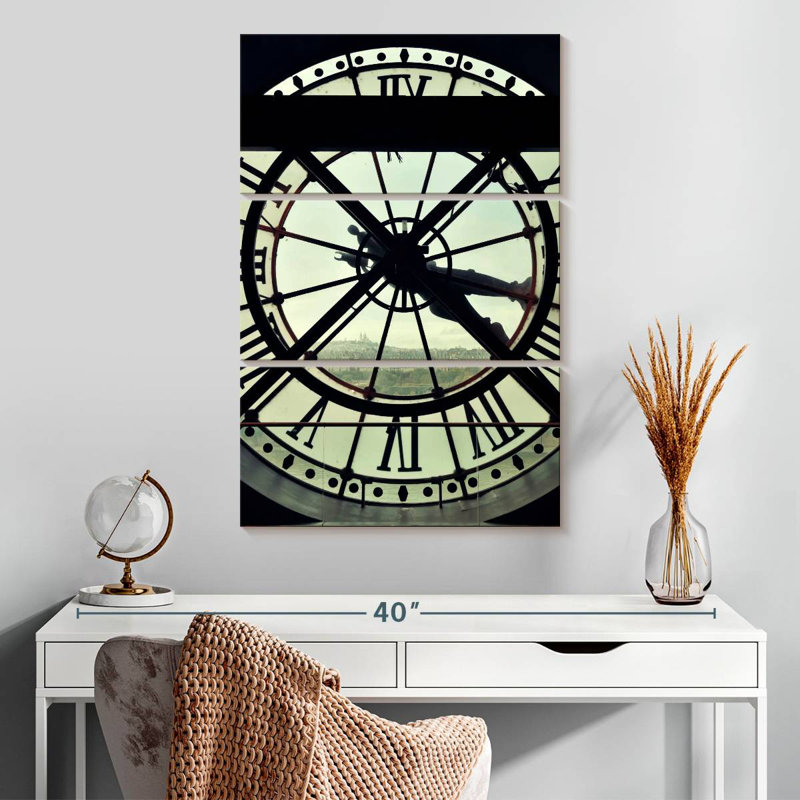 Kerner Musee D'Orsay Clock, 32" H x 20" W