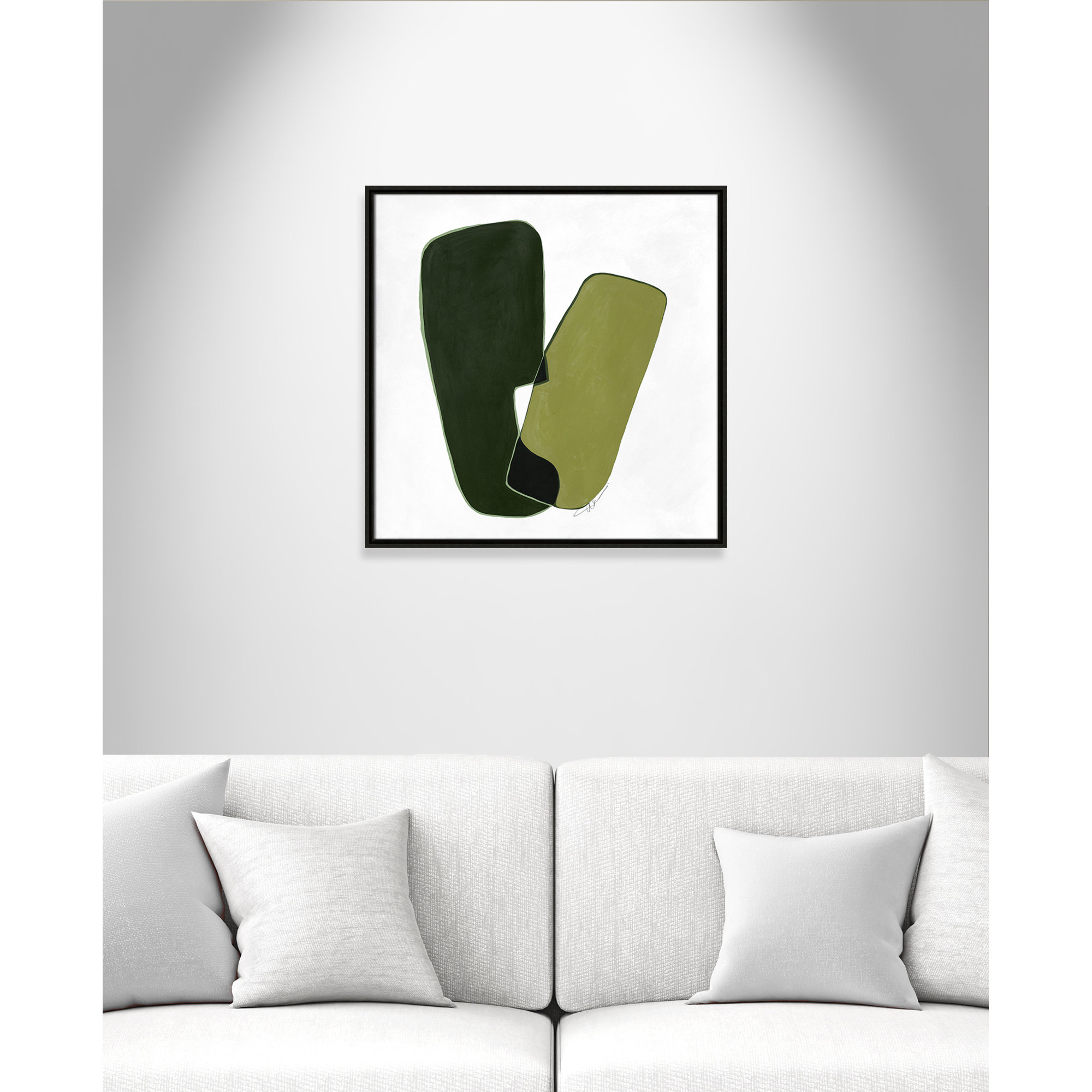 Unity II Print by , 25.5" H x 25.5" W, Espresso
