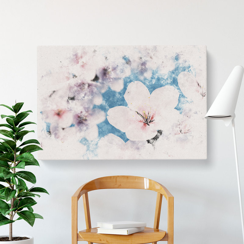 Cherry Blossom Tree In Spring - Wrapped Canvas, 35cm H x 50cm W x 3cm D