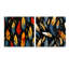 Tej - Ensemble de 2 verres muraux abstraits en acrylique-103925864
