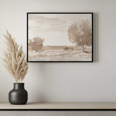 Sepia Landscape by Pamela Munger Art Print