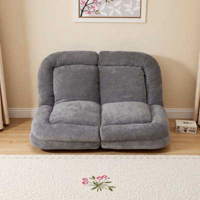 Fold-Out Double Sofa Bed 18-Position Adjustable 74 Sleeper Sofa
