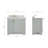 Freitas 37'' Solid Wood Single Bathroom Vanity in Grey with 1.5'' Carrara Marble Top, Left Offset, Rectangle Sink-1783811610-1750949053-1750949184
