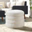 Repose-pieds rond Hasset, repose-pieds rond doux, repose-pieds-2076740286