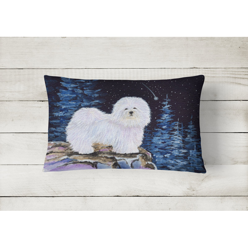 Starry Night Outdoor Throw Pillow