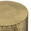 Table de bout cylindrique en métal avec finition texturée Johnho-104200693