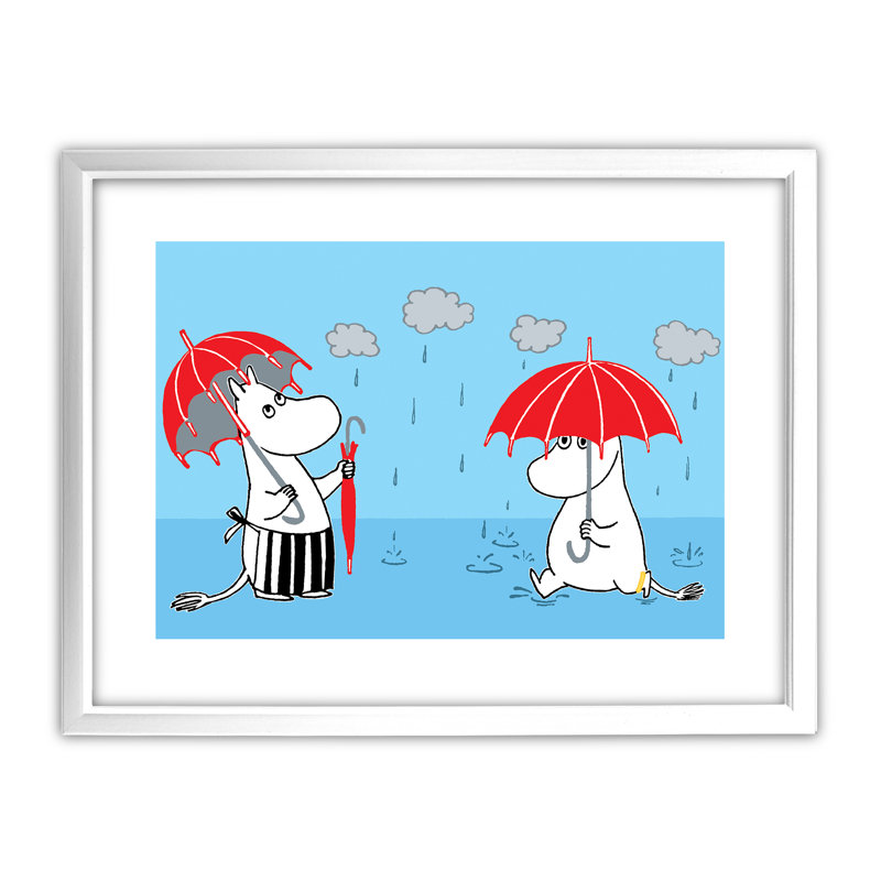 Gardendale Tove Jansson - Single Picture Frame Print, White
