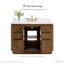 Ensemble de meuble-lavabo 48 po Aston-125959537-125959536