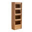 Vitrines en bois manufacturé brun massif-121319008