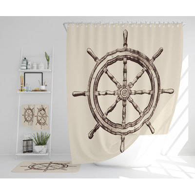 Nerrissa Polyester Shower Curtain Set