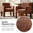 Natalie Modern Upholstered Fully Assemble Dining Chair with Solid Wood Legs-208153217