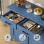 Armoires d'appoint en bois avec 2 tiroirs et 2 portes Ailynn-2092243210