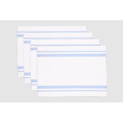 French Stripe - 100% Pure Linen Placemats